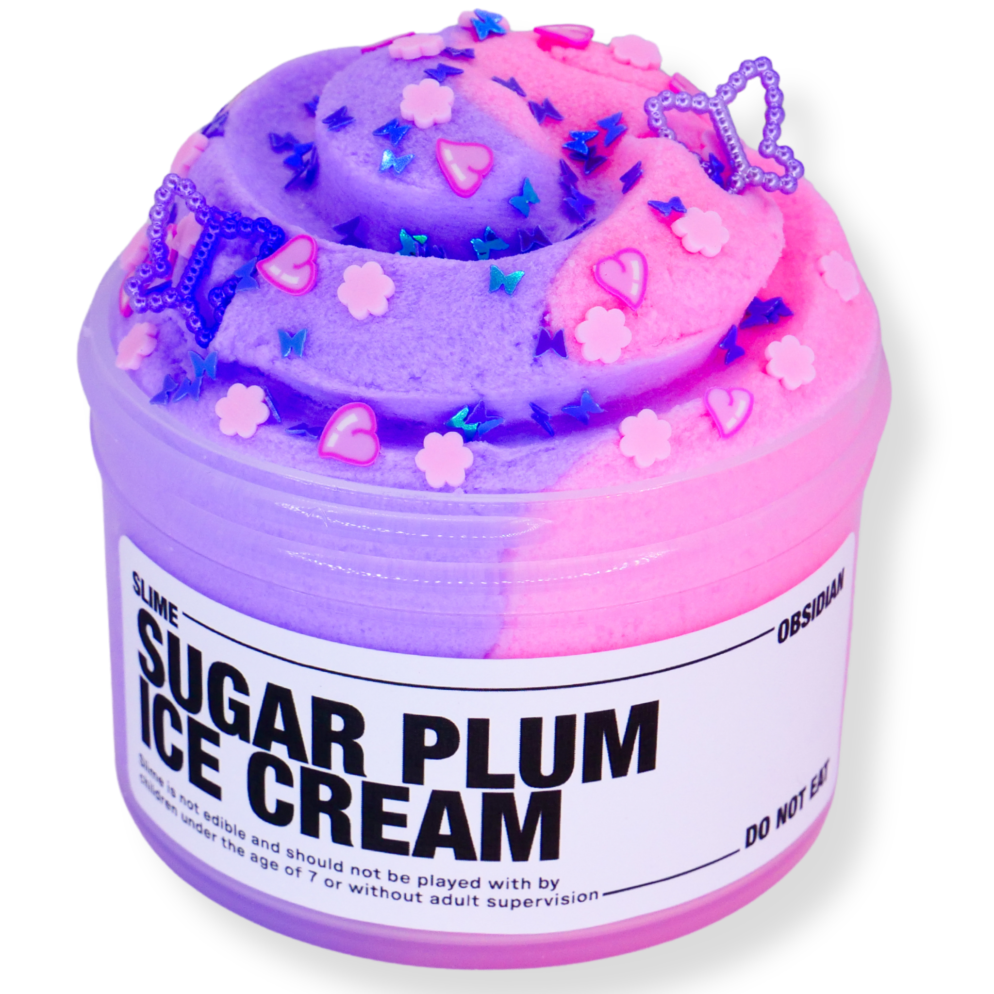 Sugar Plum Ice Cream Slime - Slime Obsidian