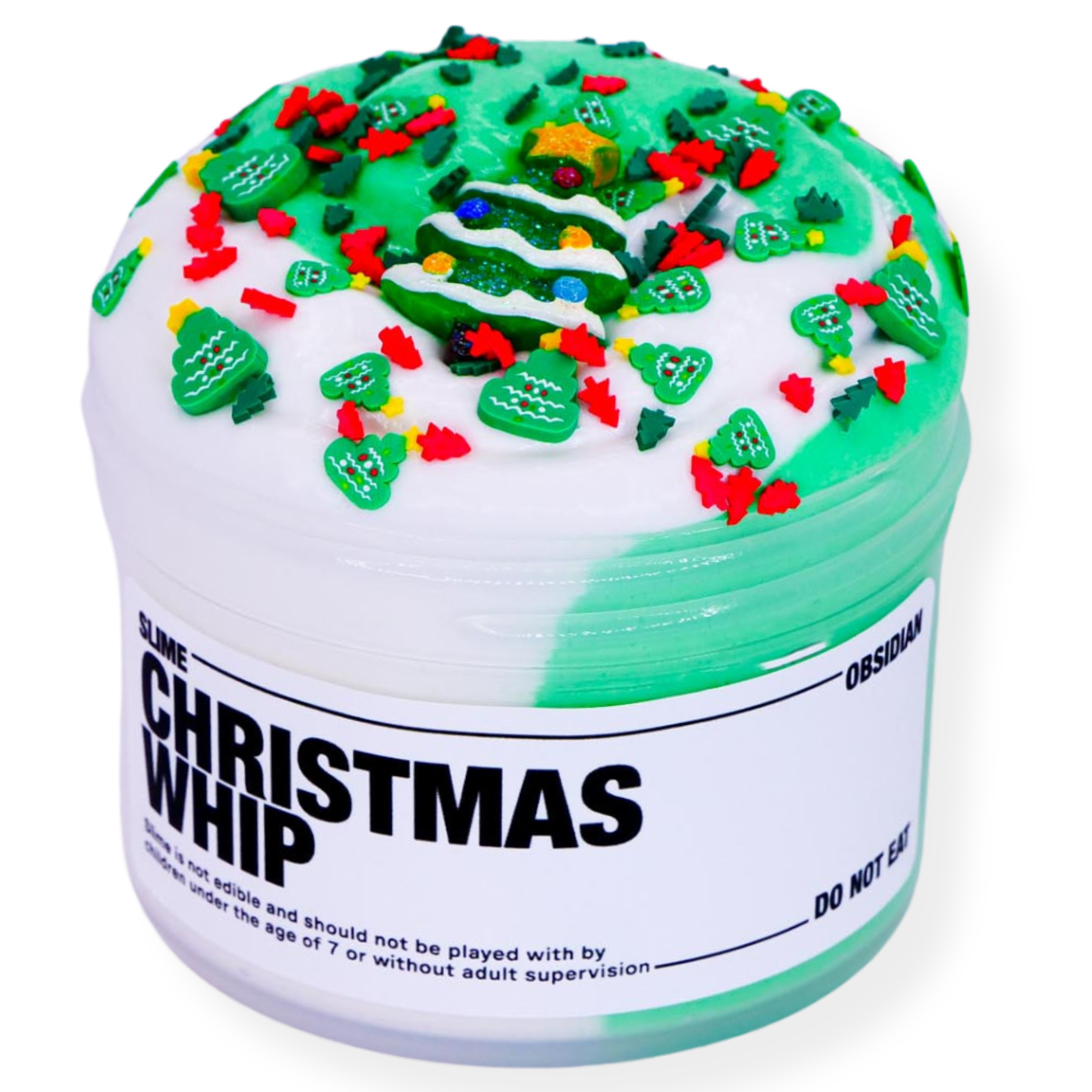 Christmas Whip Slime - Slime Obsidian