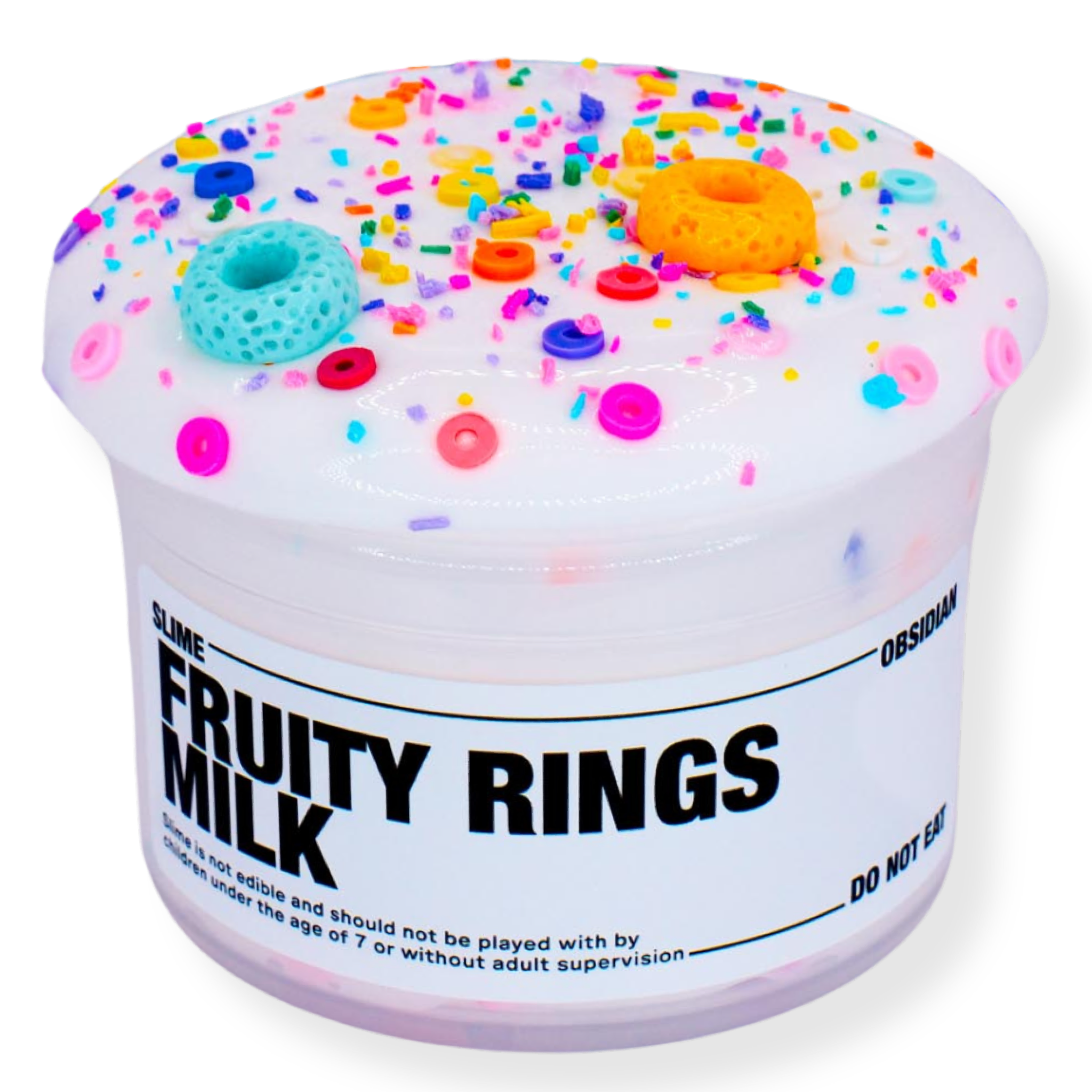 Fruit Rings Milk Slime - Slime Obsidian