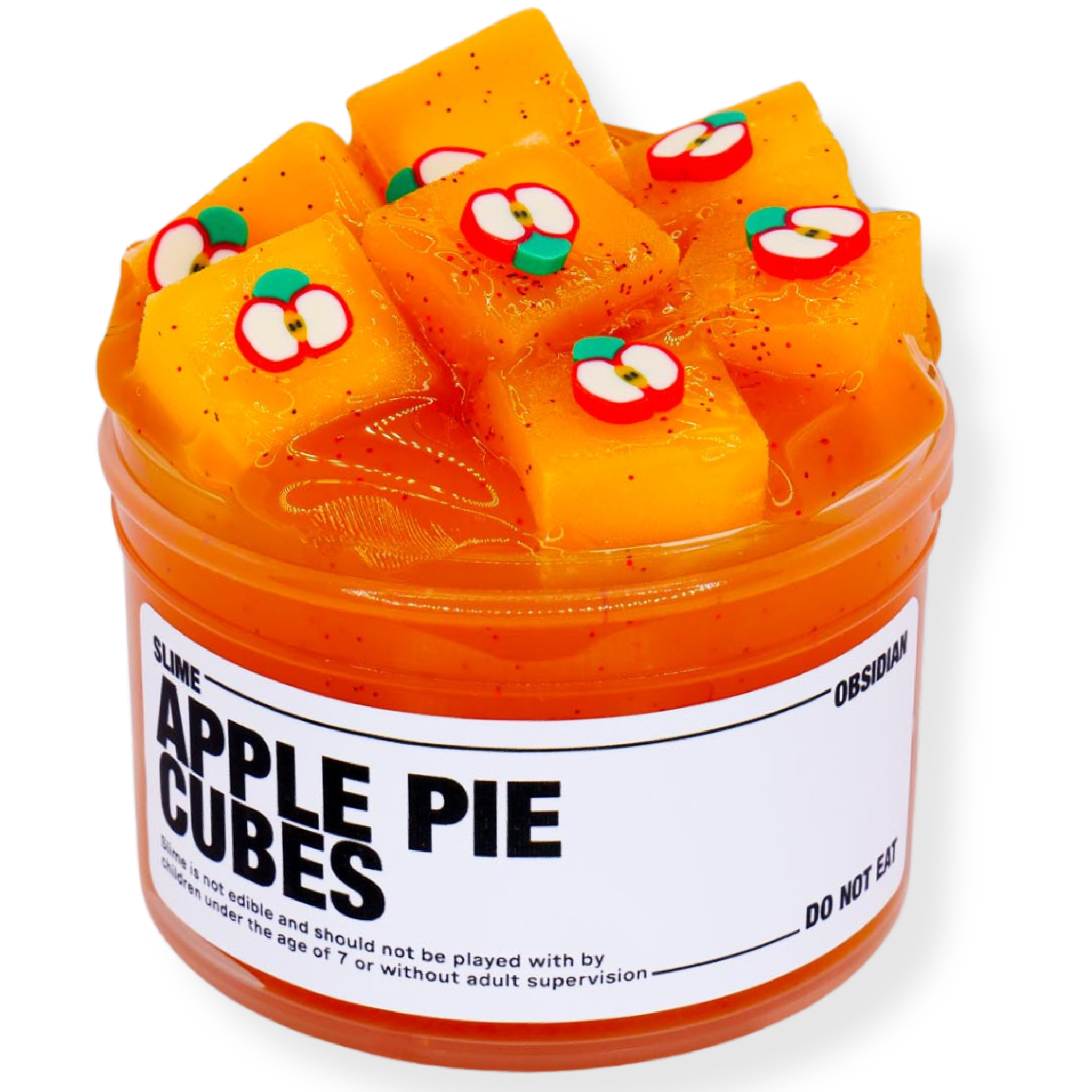 Apple Pie Cubes Slime - Slime Obsidian