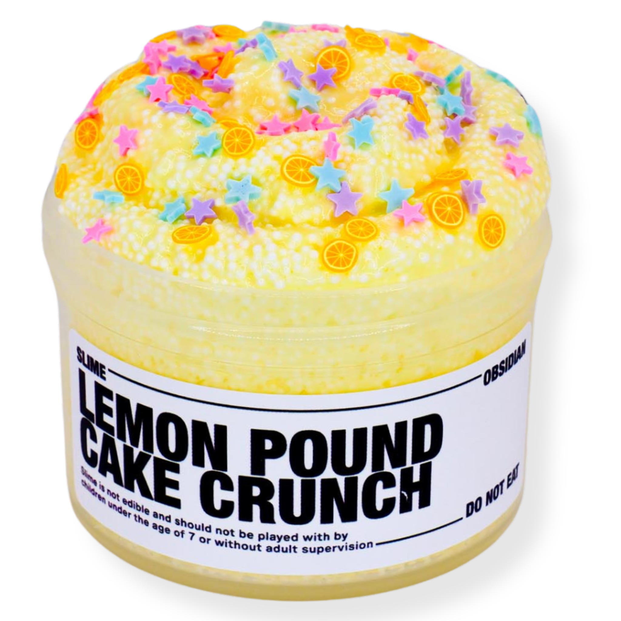 Lemon Pound Cake Crunch - Slime Obsidian