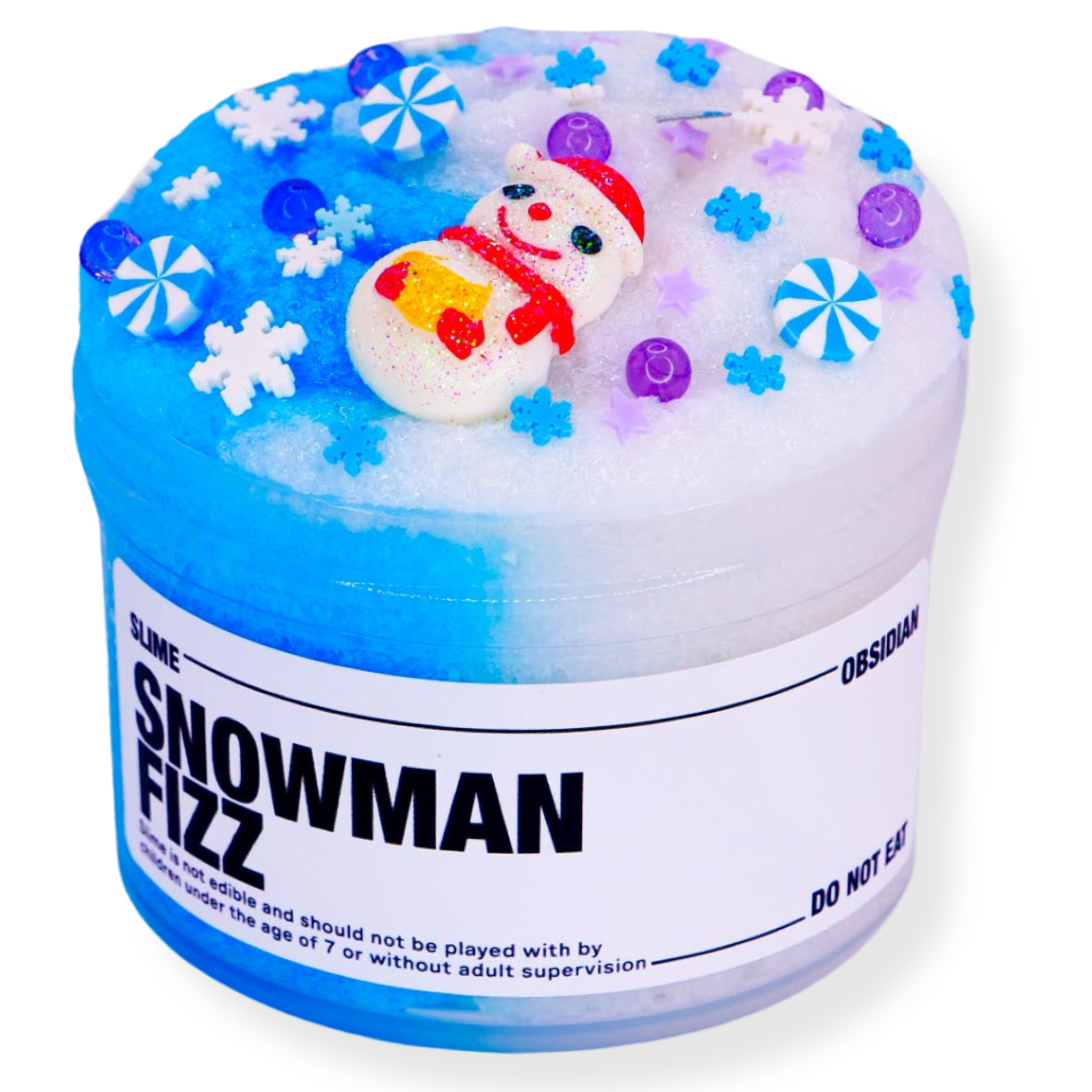 Snowman Fizz Slime - Slime Obsidian