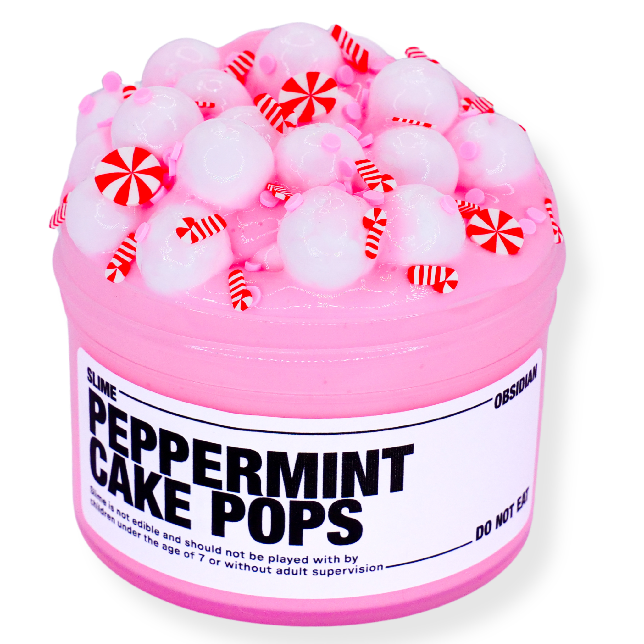 Peppermint Pops Slime - Slime Obsidian