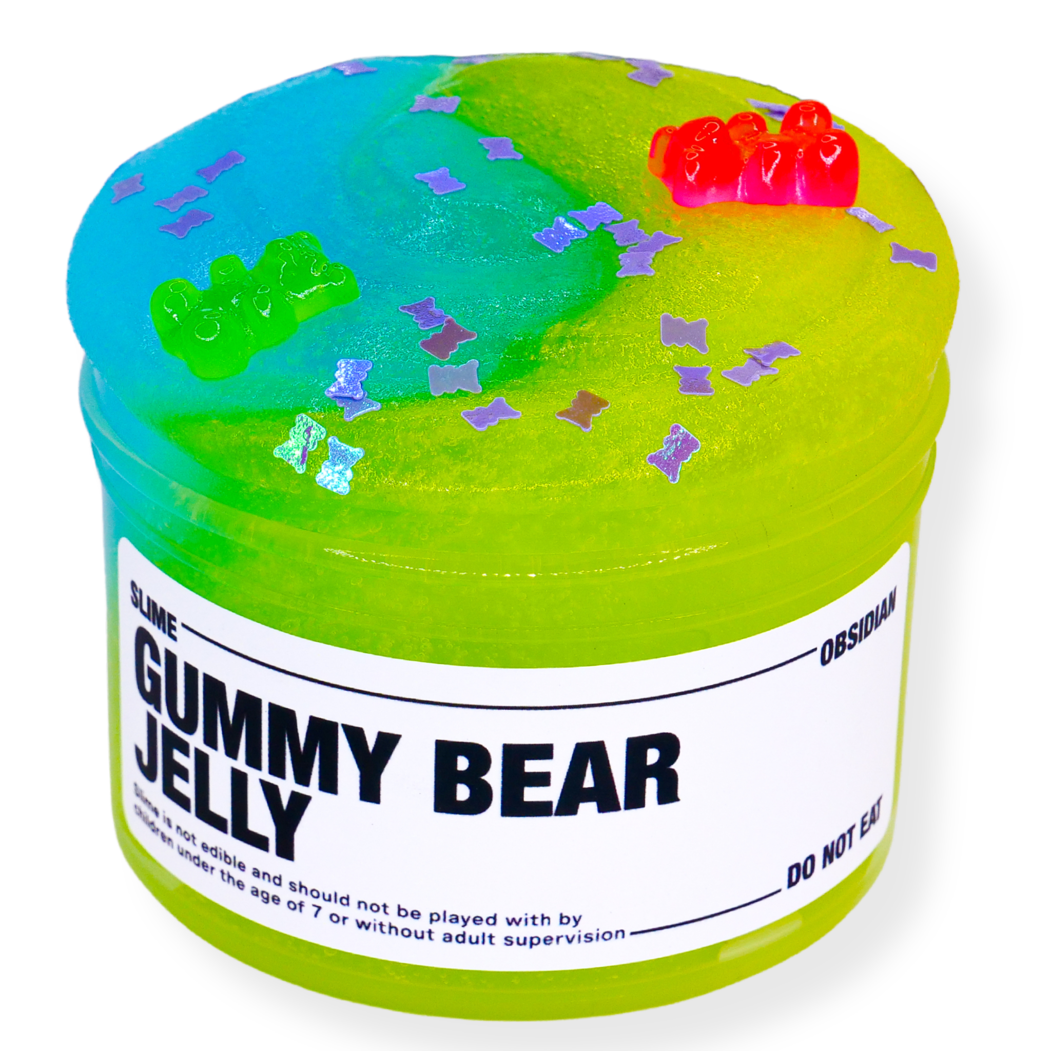 Gummy Bear Jelly Slime - Slime Obsidian