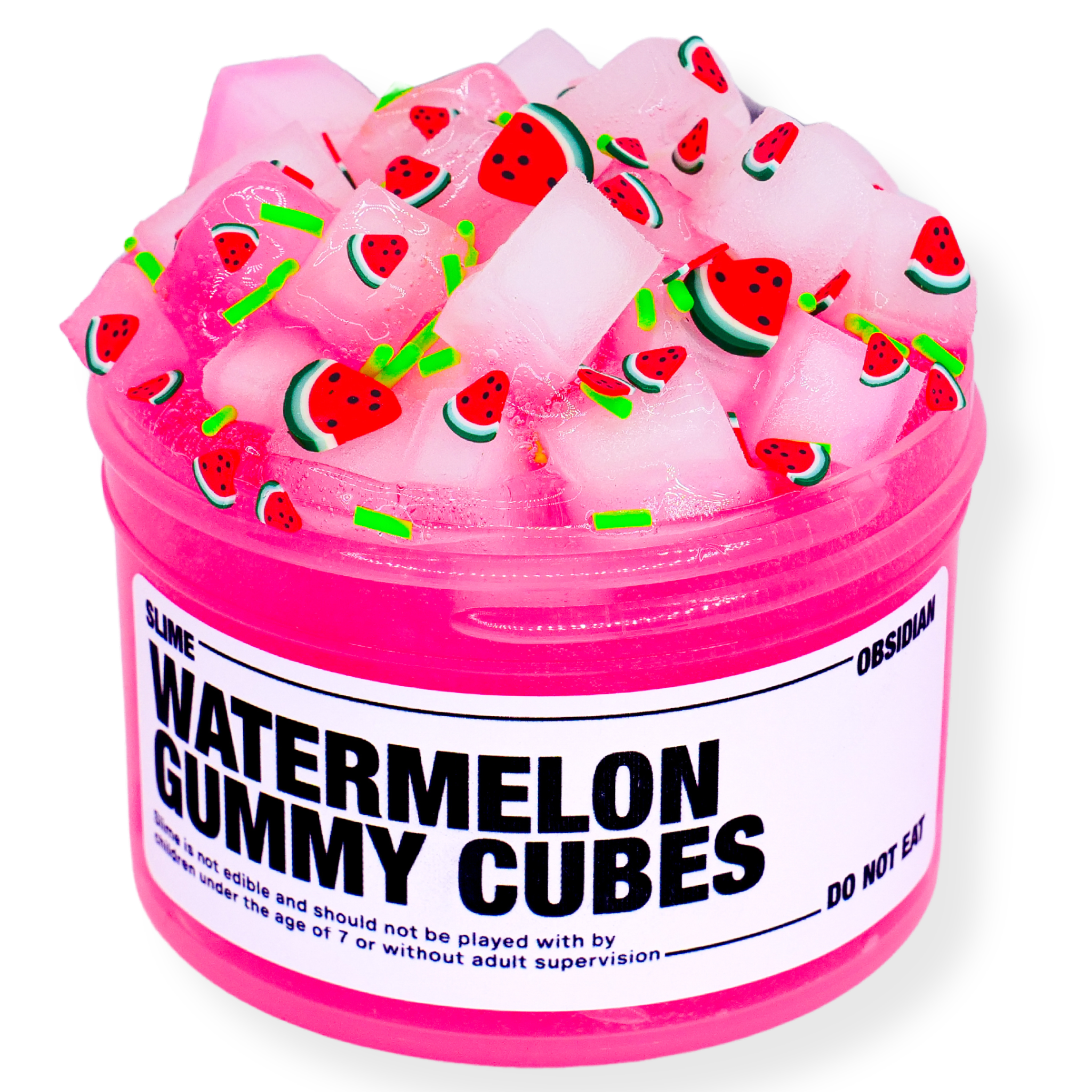 Watermelon Gummy Cubes - Slime Obsidian