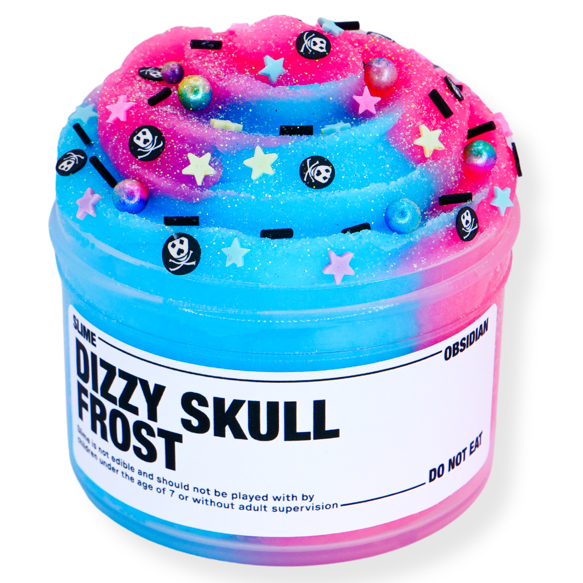 Dizzy Skull Frost Slime - Slime Obsidian